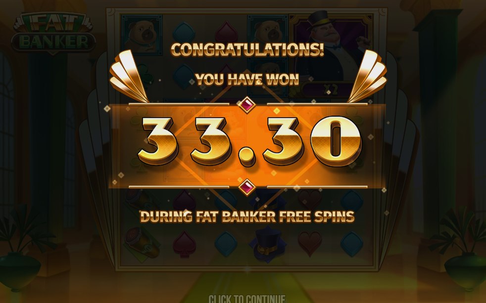 Fat Banker Free Spins när wilden växer över rullarna