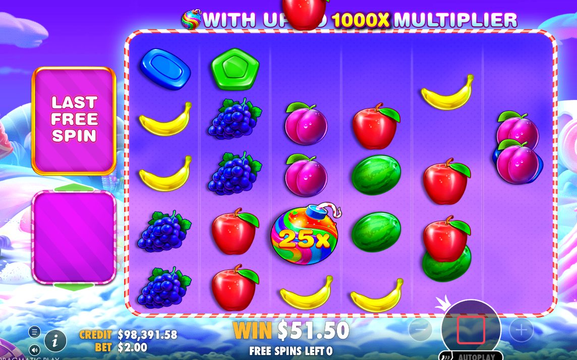 Multiplikatorbomb som ger ett värde mellan 2x och 1000x