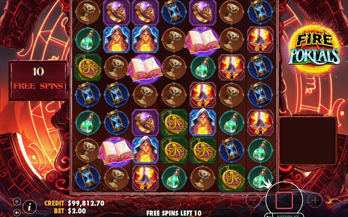 Free spins där Retrigger kan lägga till fler spinn